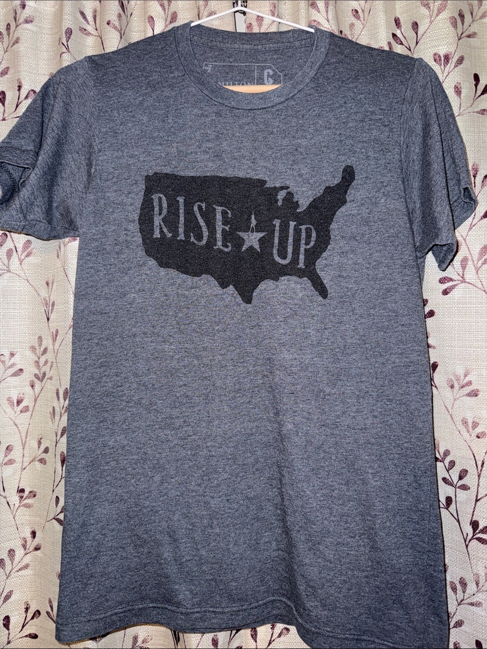 Hamilton Graphic Tee - Heather Gray